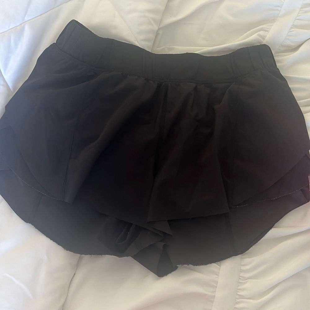 Black lulu lemon shorts